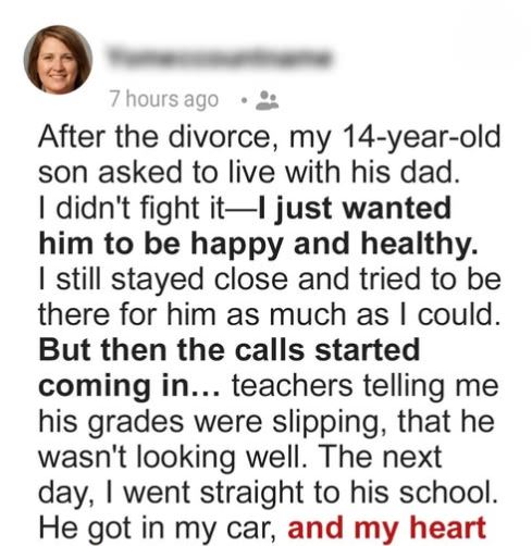 My Son Is Failing School After Moving in with His Dad — I Just Found Out What’s Really Going on in That House