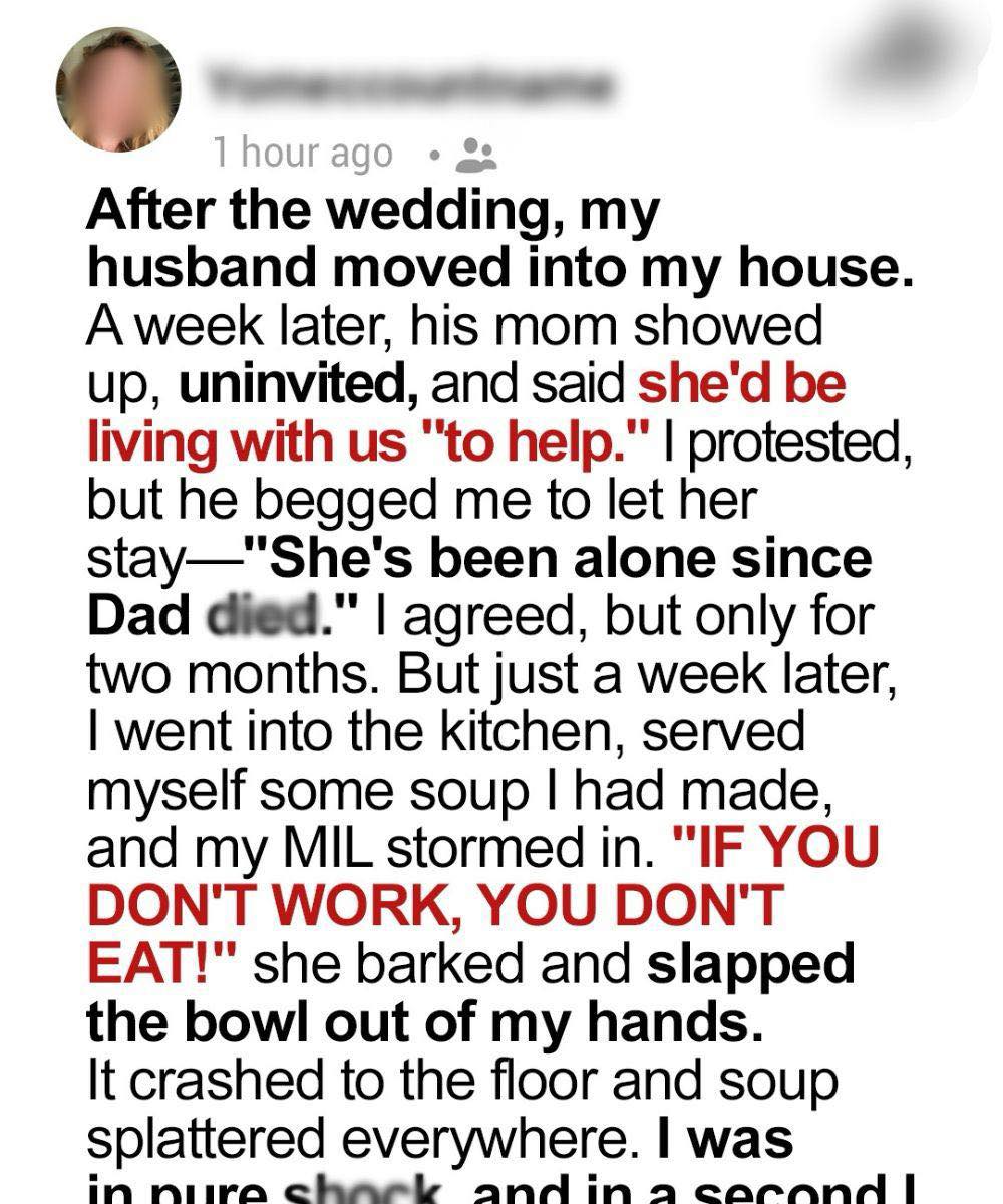 When His Mother Moved In Without Asking, I Kicked Them Both Out of My House